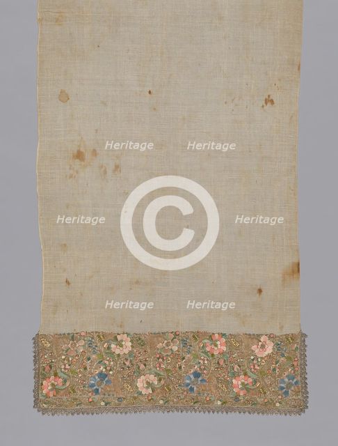 Towel, Turkey, 1850/1900. Creator: Unknown.