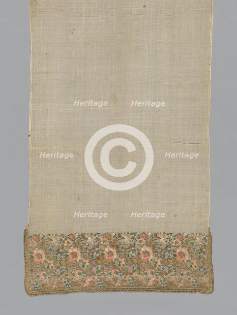 Towel, Turkey, 1850/1900. Creator: Unknown.