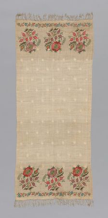 Towel, Turkey, 1875/1900. Creator: Unknown