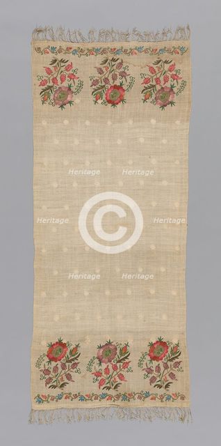 Towel, Turkey, 1875/1900. Creator: Unknown.