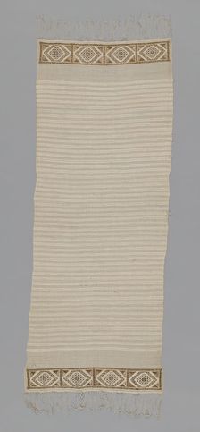 Towel, Turkey, 18th/19th century. Creator: Unknown