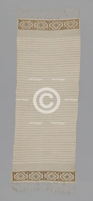 Towel, Turkey, 18th/19th century. Creator: Unknown.