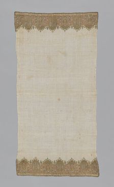 Towel, Turkey, 18th century. Creator: Unknown