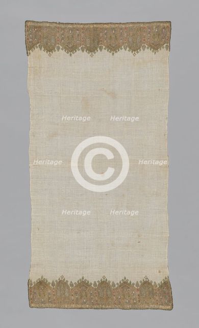 Towel, Turkey, 18th century. Creator: Unknown.