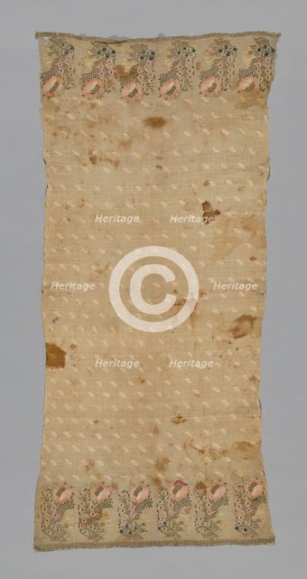 Towel, Turkey, 19th century. Creator: Unknown.