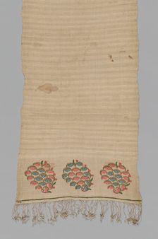 Towel, Turkey, 19th century. Creator: Unknown