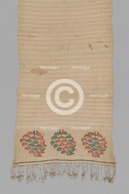 Towel, Turkey, 19th century. Creator: Unknown.