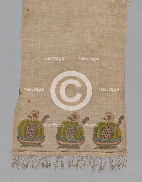 Towel, Turkey, 19th century. Creator: Unknown.