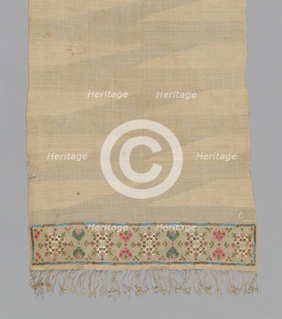 Towel, Turkey, 19th century. Creator: Unknown.