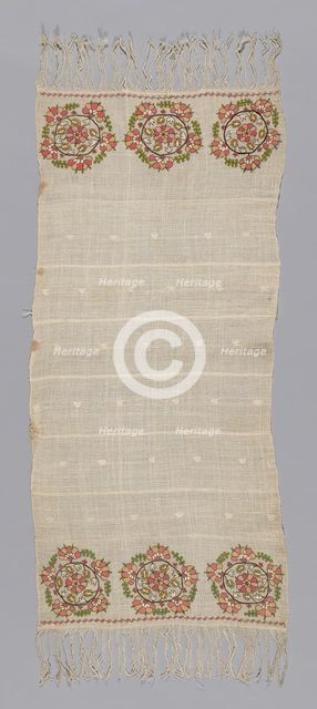 Towel, Turkey, 19th century. Creator: Unknown.