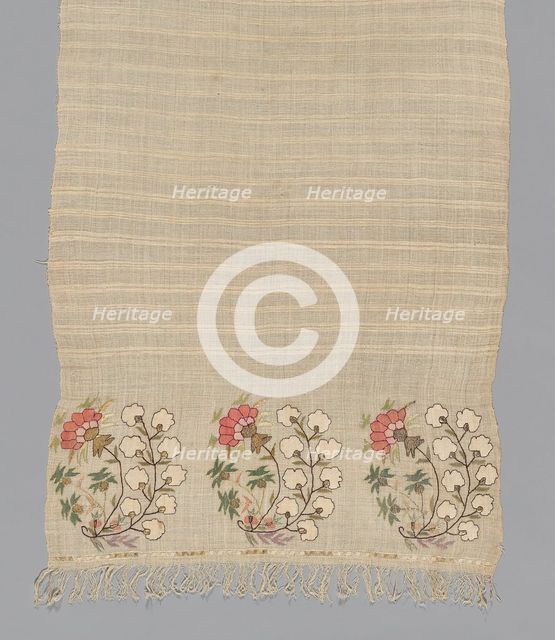 Towel, Turkey, 19th century. Creator: Unknown.