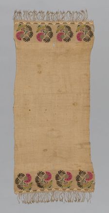Towel, Turkey, 19th century. Creator: Unknown