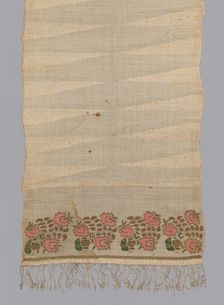 Towel, Turkey, 19th century. Creator: Unknown