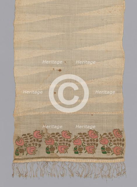 Towel, Turkey, 19th century. Creator: Unknown.
