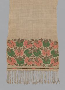 Towel, Turkey, 19th century. Creator: Unknown