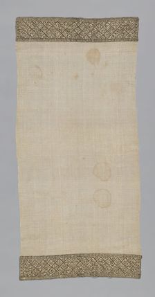 Towel, Turkey, 19th century. Creator: Unknown