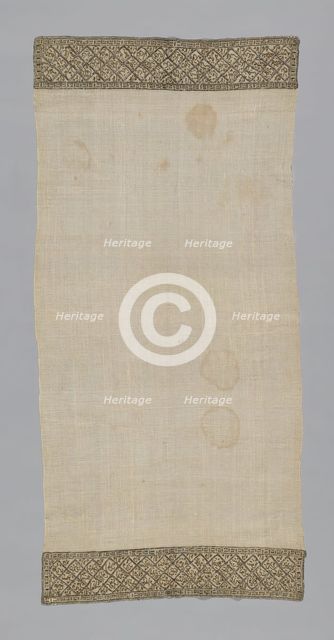 Towel, Turkey, 19th century. Creator: Unknown.