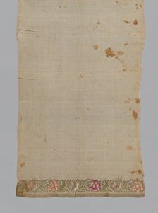 Towel, Turkey, 19th century. Creator: Unknown