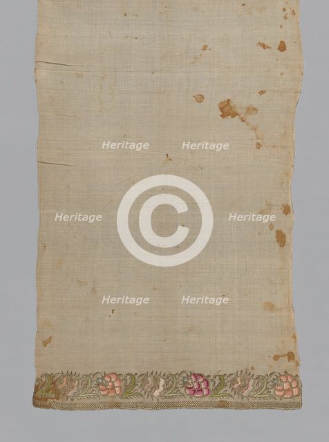 Towel, Turkey, 19th century. Creator: Unknown.