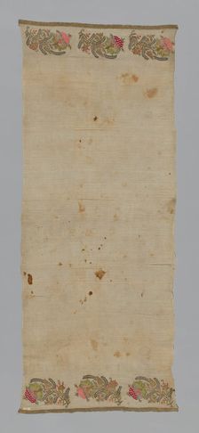 Towel, Turkey, 19th century. Creator: Unknown
