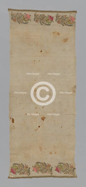 Towel, Turkey, 19th century. Creator: Unknown.