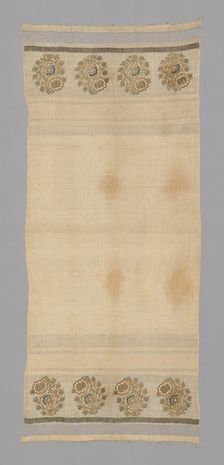 Towel, Turkey, 19th century. Creator: Unknown
