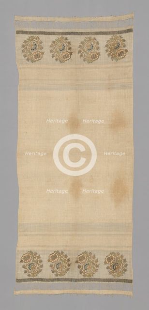 Towel, Turkey, 19th century. Creator: Unknown.