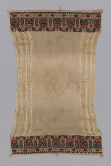 Towel, Turkey, 19th century. Creator: Unknown