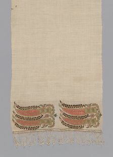 Towel, Turkey, 19th century. Creator: Unknown