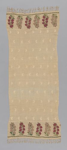 Towel, Turkey, 19th century. Creator: Unknown