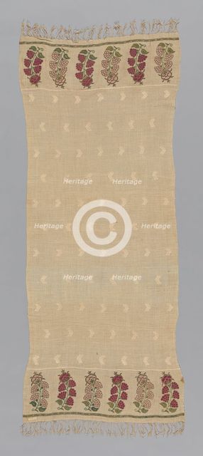 Towel, Turkey, 19th century. Creator: Unknown.