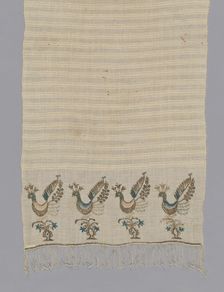 Towel, Turkey, 19th century. Creator: Unknown