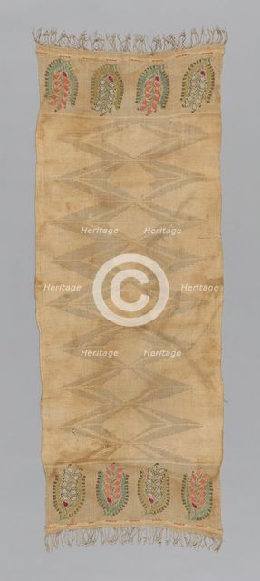 Towel, Turkey, 19th century. Creator: Unknown.