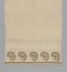 Towel, Turkey, 19th century. Creator: Unknown