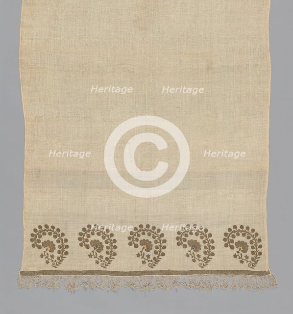 Towel, Turkey, 19th century. Creator: Unknown.