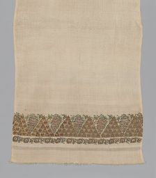 Towel, Turkey, 19th century. Creator: Unknown