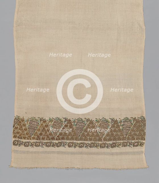 Towel, Turkey, 19th century. Creator: Unknown.