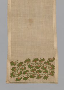Towel, Turkey, 19th century. Creator: Unknown