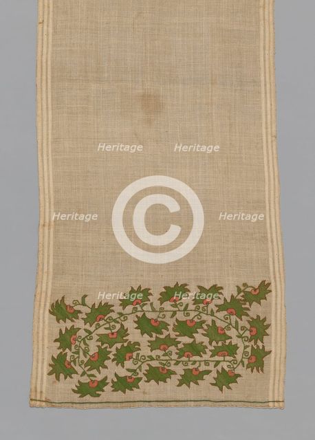 Towel, Turkey, 19th century. Creator: Unknown.