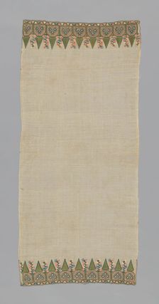 Towel, Turkey, 19th century. Creator: Unknown