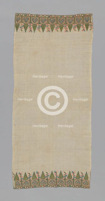 Towel, Turkey, 19th century. Creator: Unknown.