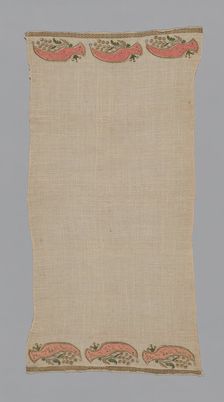 Towel, Turkey, 19th century. Creator: Unknown