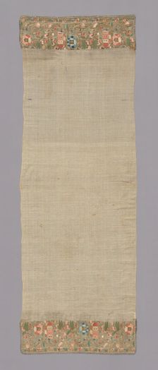 Towel, Turkey, 19th century. Creator: Unknown