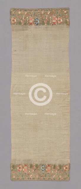 Towel, Turkey, 19th century. Creator: Unknown.