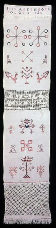 Towel, United States, 1831. IMAGE QUALITY? Creator: Elizabeth Borgholder