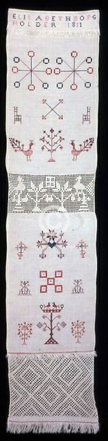 Towel, United States, 1831. IMAGE QUALITY? Creator: Elizabeth Borgholder.