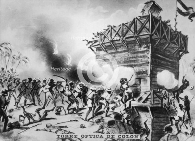 Tower at Colon, 1871 (c1910). Artist: Unknown