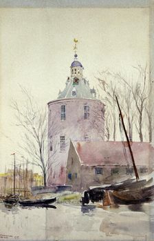 Tower at Enkhuisen, Holland, 1897. Creator: Cass Gilbert