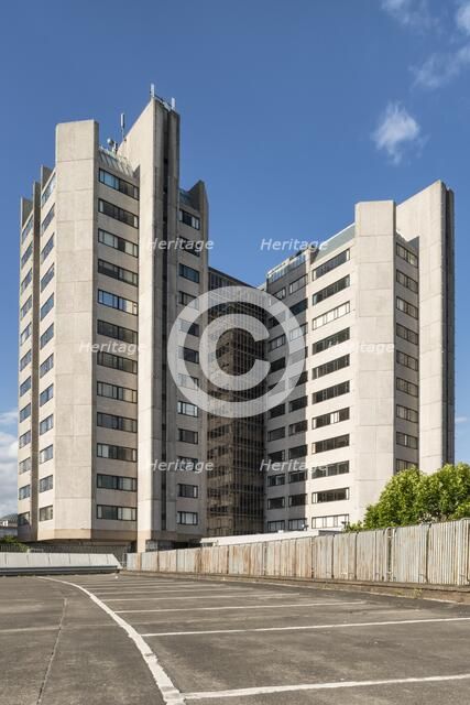 Tower blocks, Coventry Point, Market Way, Coventry, West Midlands, 2014. Artist: Steven Baker.