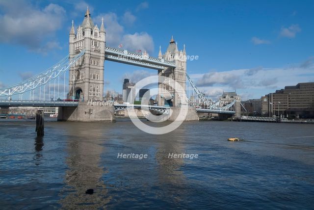 Tower Bridge, 2011. Creator: Ethel Davies.